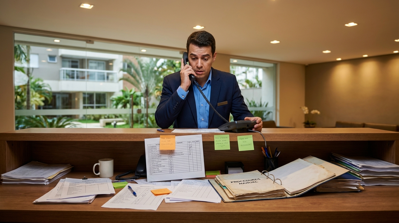 Desorganização operacional sem padrão