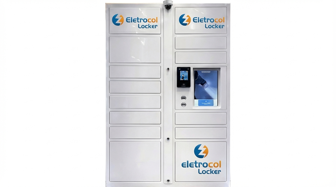 Eletrocol Locker — Armário inteligente de encomendas